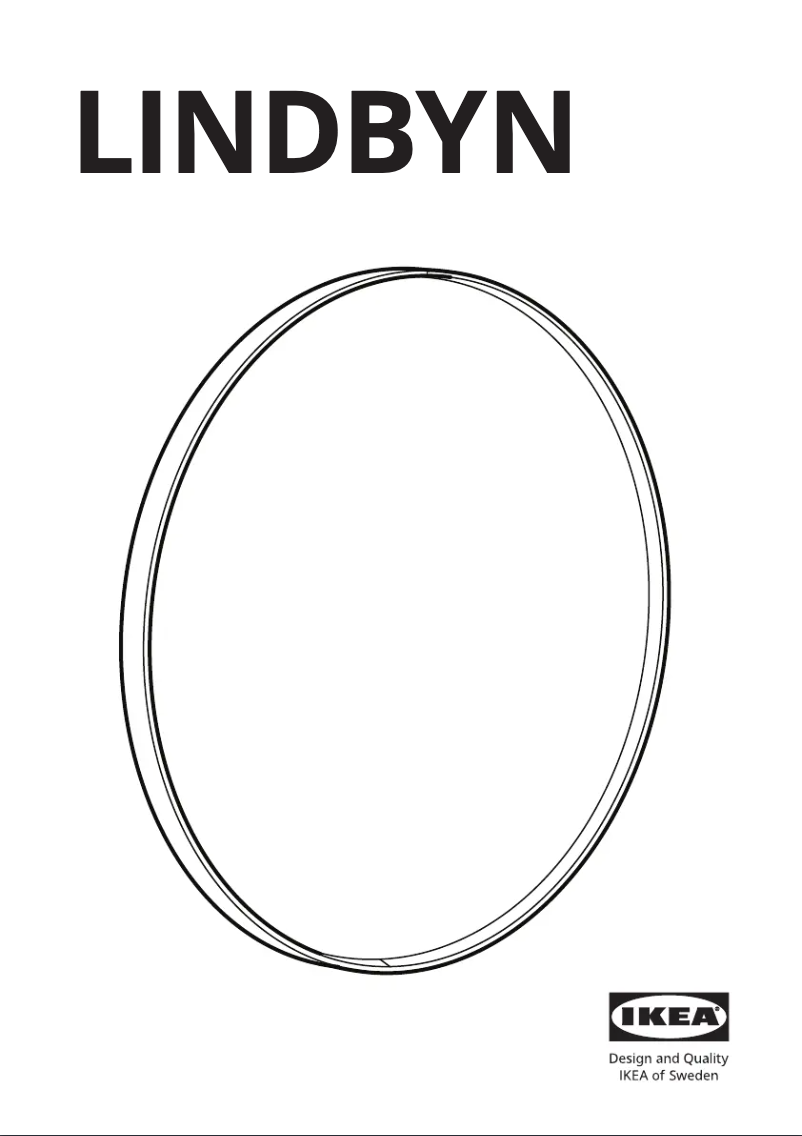 Página 1 del manual Manual de usuario Ikea LINDBYN 305.908.03