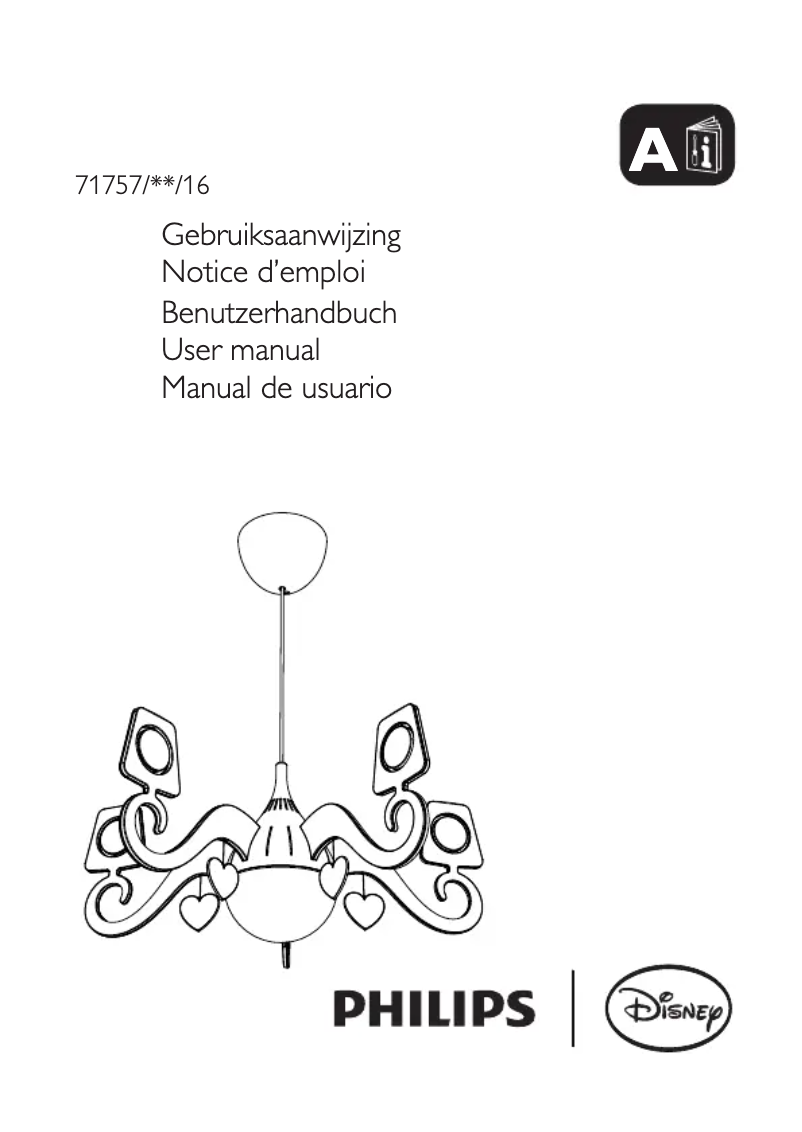 Imagen de la primera página del manual del dispositivo Disney 71757/28/16