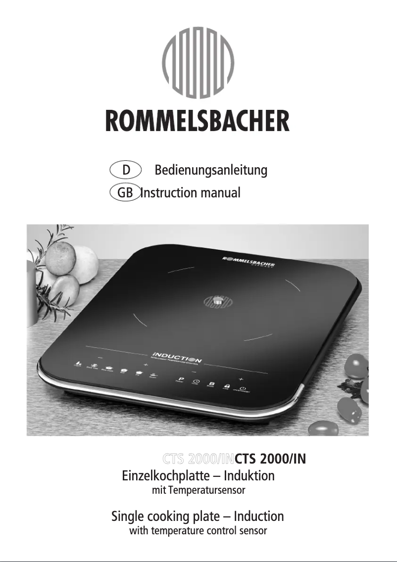 Imagen de la primera página del manual del dispositivo CTS 2000/IN
