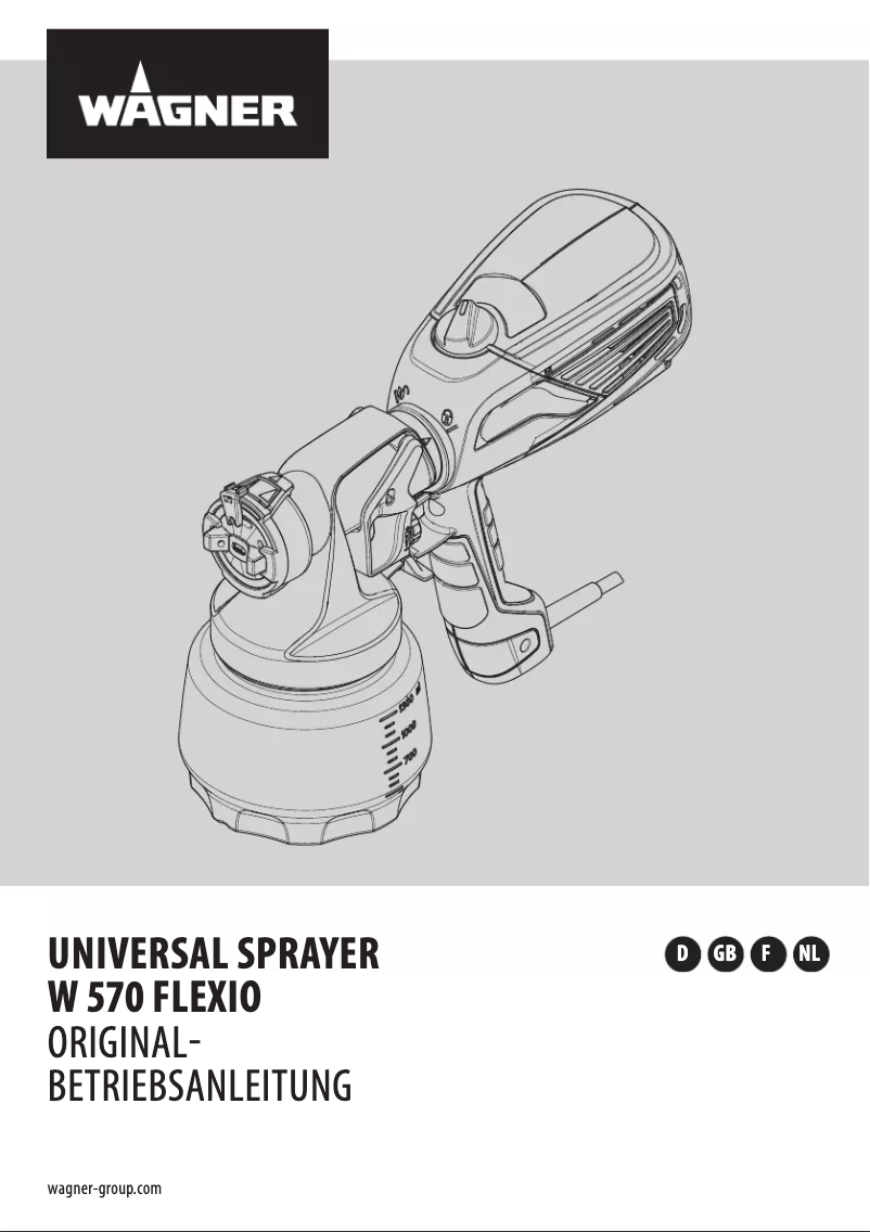 Página 1 del manual Manual de usuario Wagner W 570 Flexio