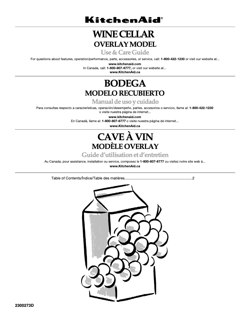 Imagen de la primera página del manual del dispositivo KUWO24RSBX