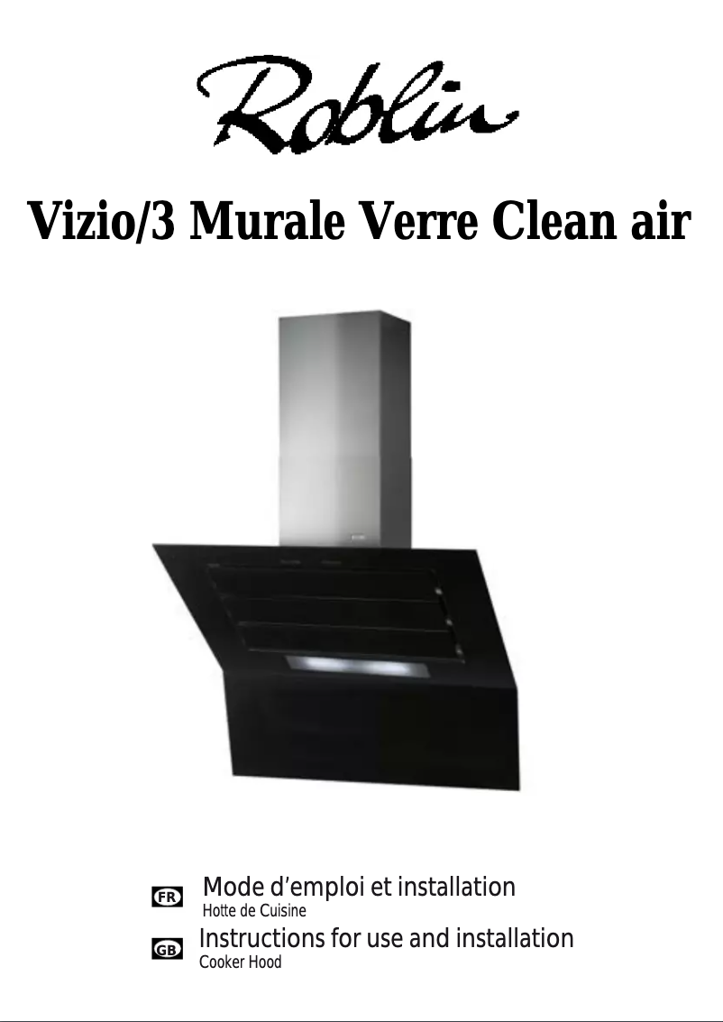 Imagen de la primera página del manual del dispositivo Verre 1100 CLEAN-R Vizio