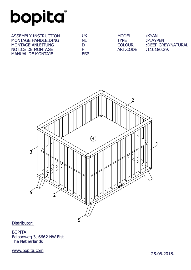 Imagen de la primera página del manual del dispositivo Kyan