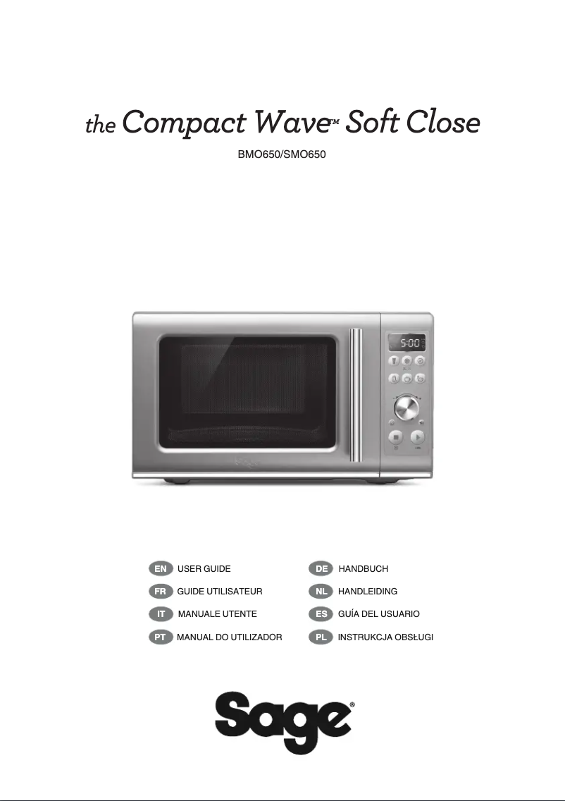 Imagen de la primera página del manual del dispositivo Compact Wave SMO650