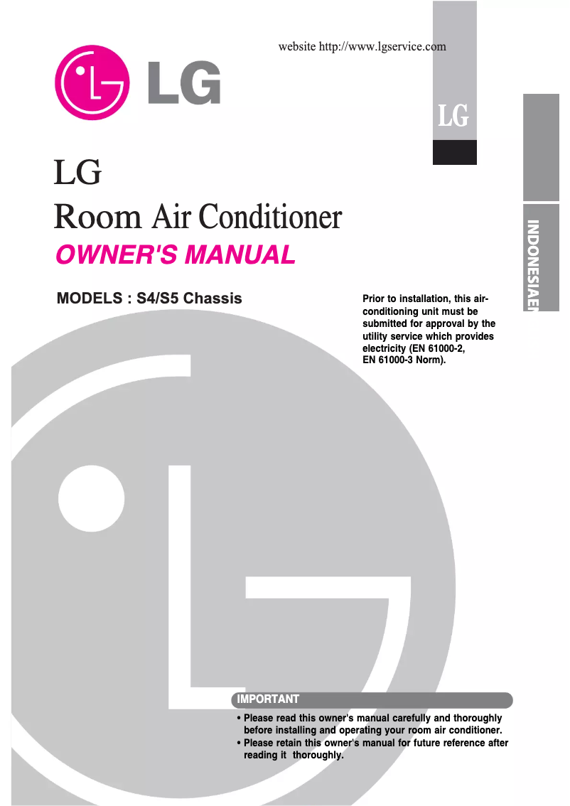 Página 1 del manual Manual de usuario LG HSNC1865DA2