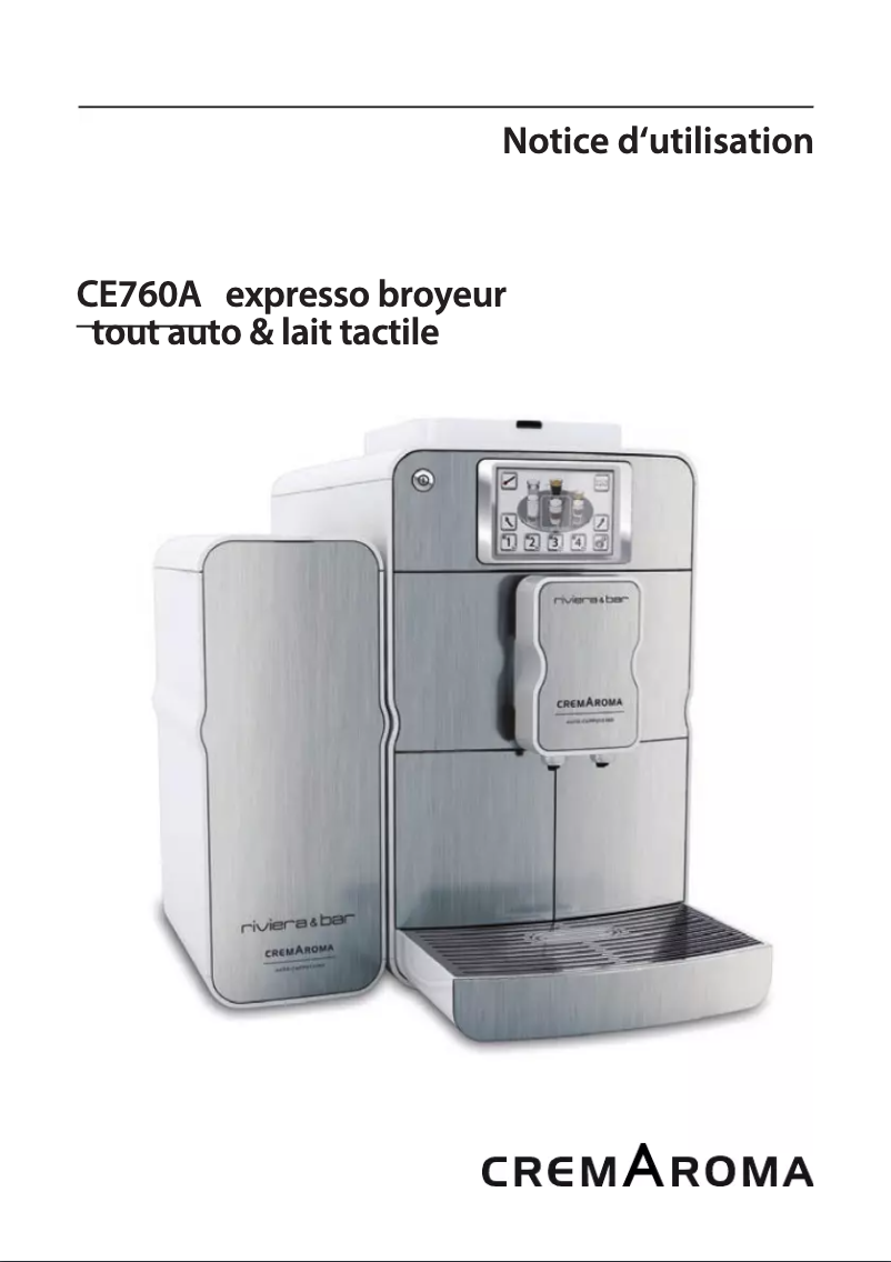 Imagen de la primera página del manual del dispositivo CE760A