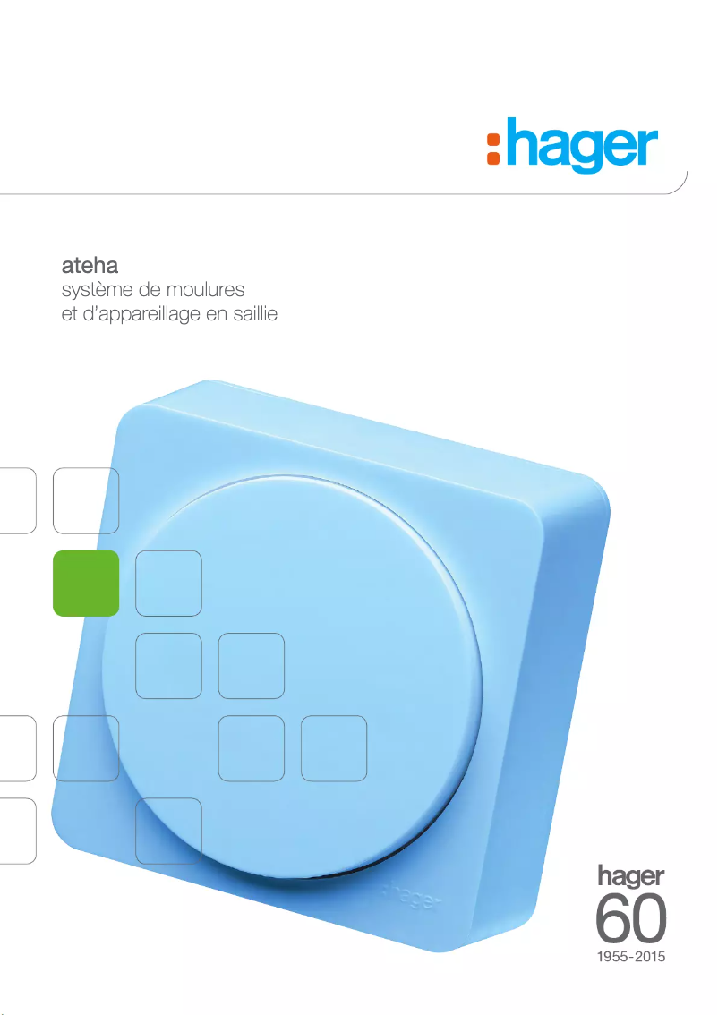 Página 1 del manual Folleto Hager WJC051B