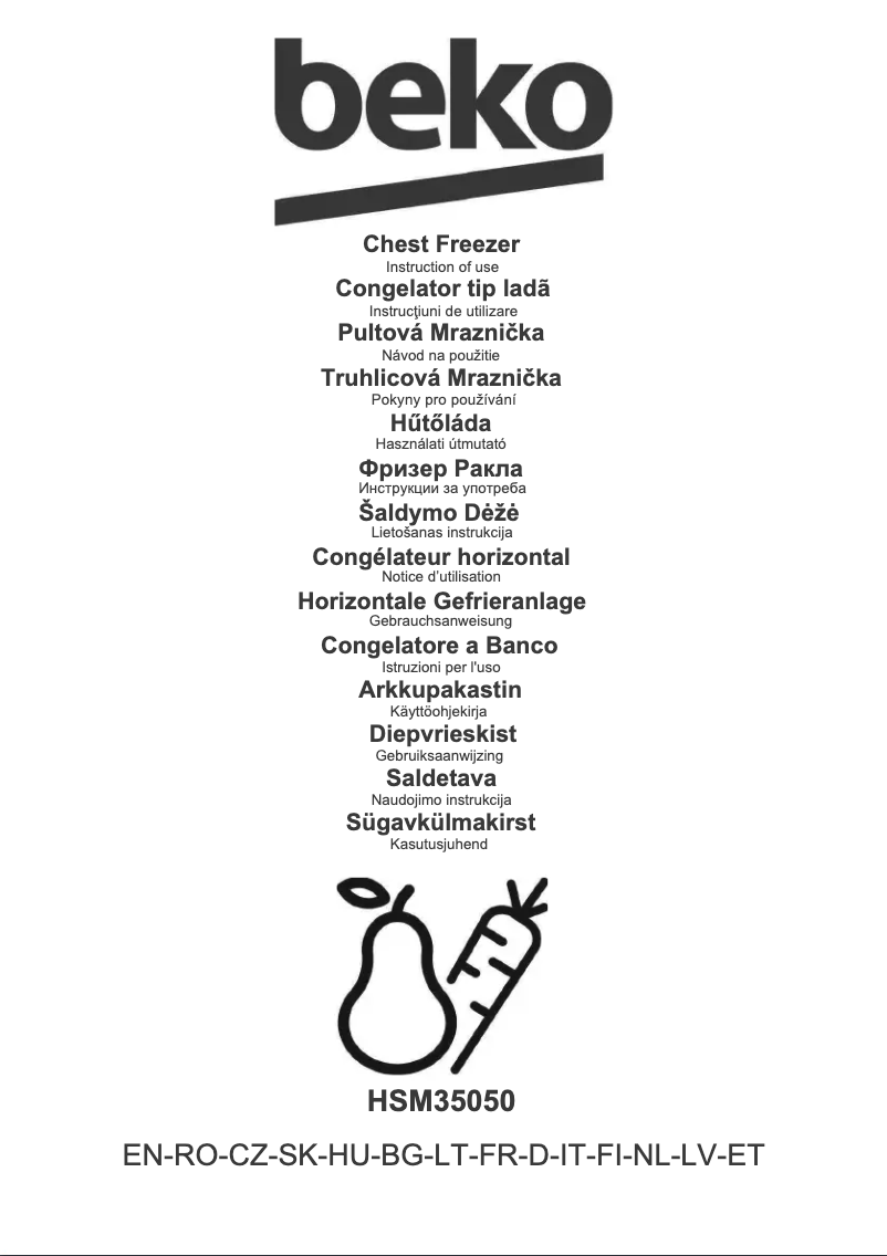 Imagen de la primera página del manual del dispositivo HSM35050