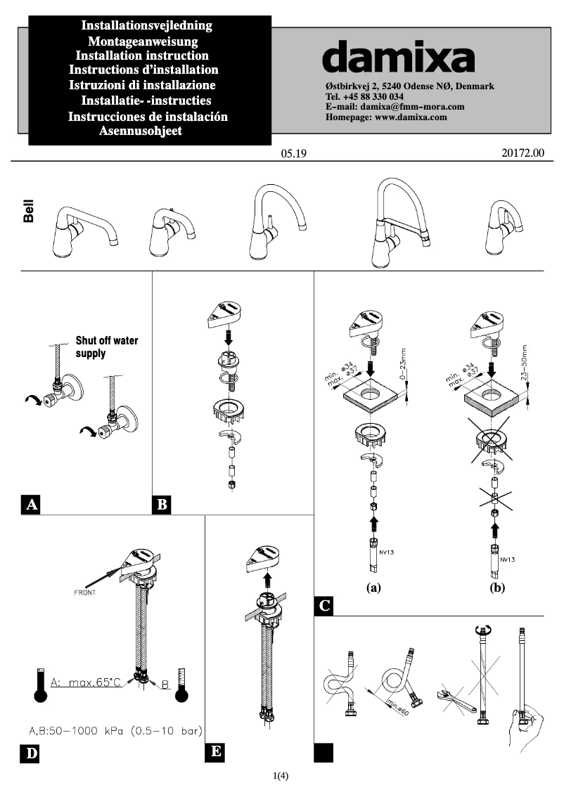 Imagen de la primera página del manual del dispositivo 9085700