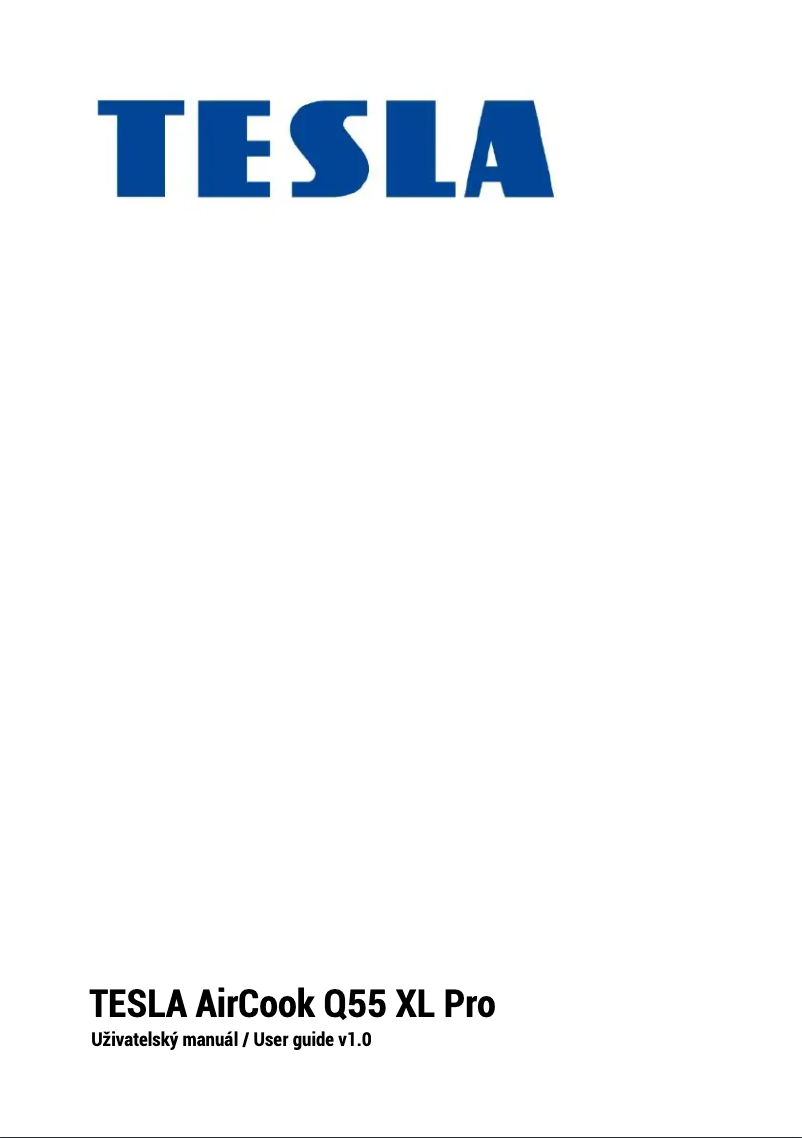 Página 1 del manual Manual de usuario Tesla AirCook Q55 XL Pro