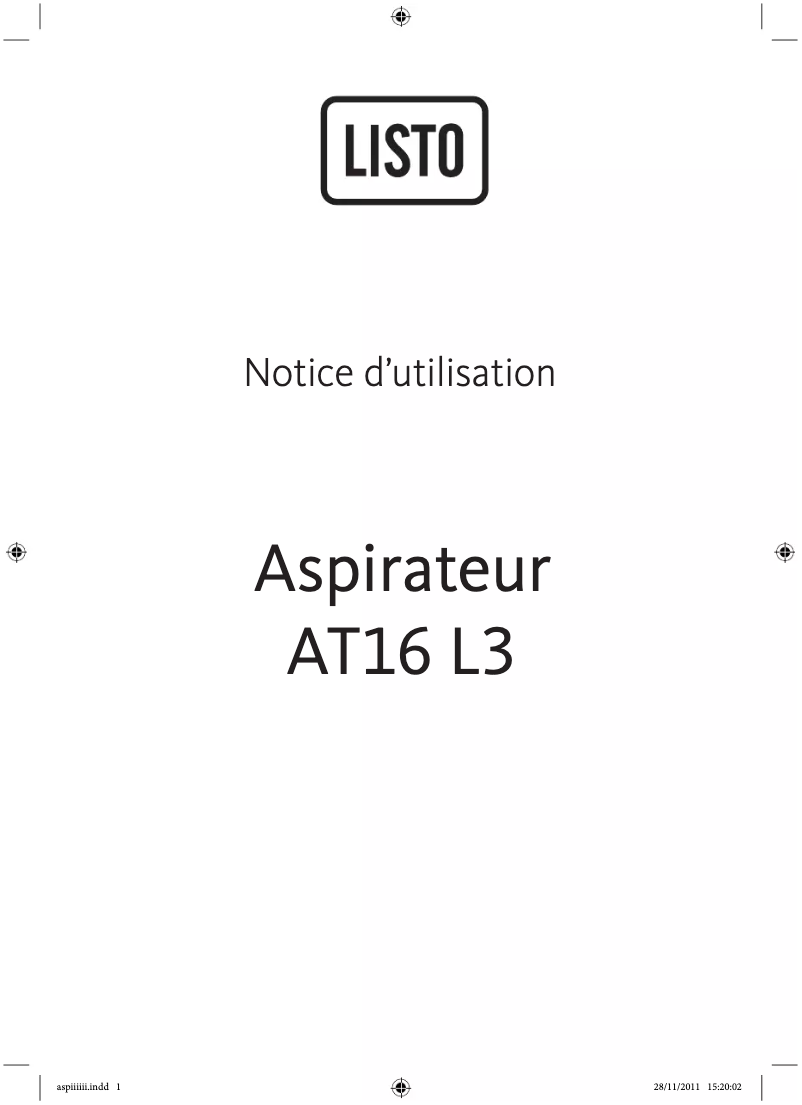 Imagen de la primera página del manual del dispositivo AT16 L3