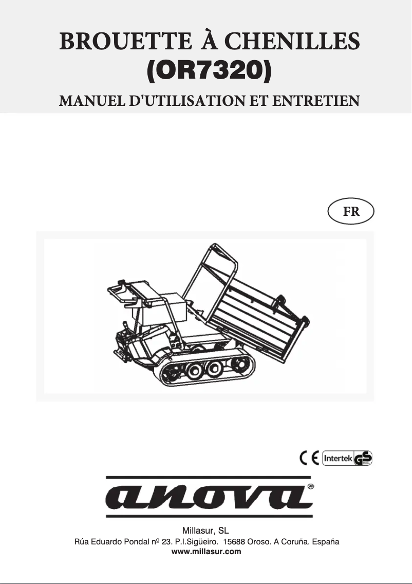 Imagen de la primera página del manual del dispositivo OR7320