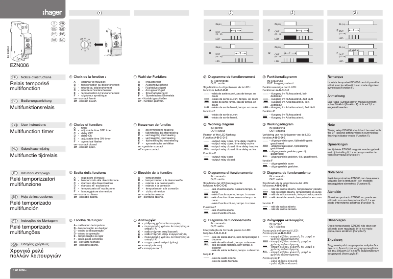 Imagen de la primera página del manual del dispositivo EZN006