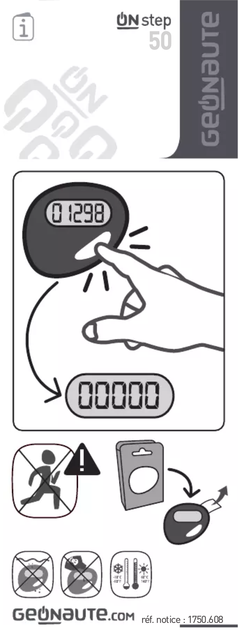 Imagen de la primera página del manual del dispositivo ONstep 50