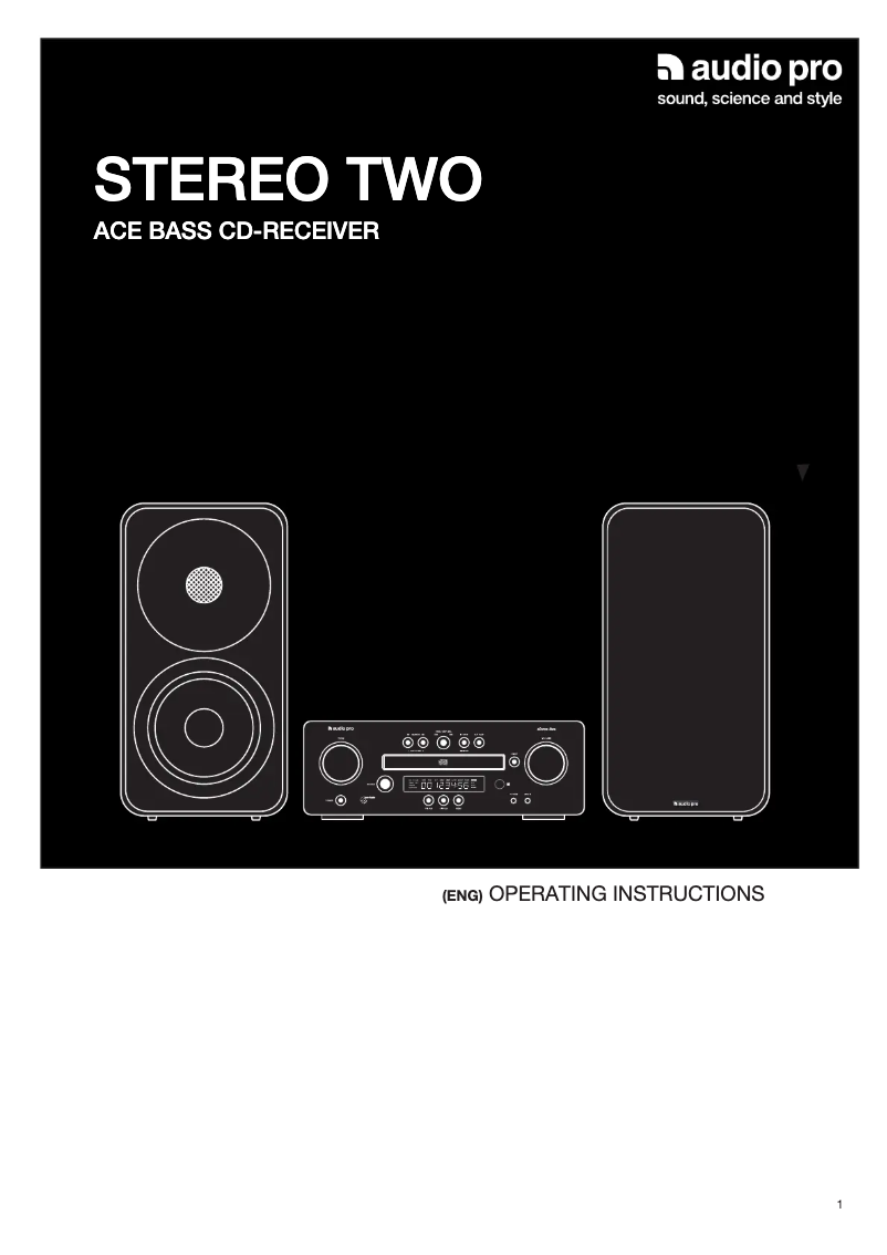 Imagen de la primera página del manual del dispositivo Stereo Two