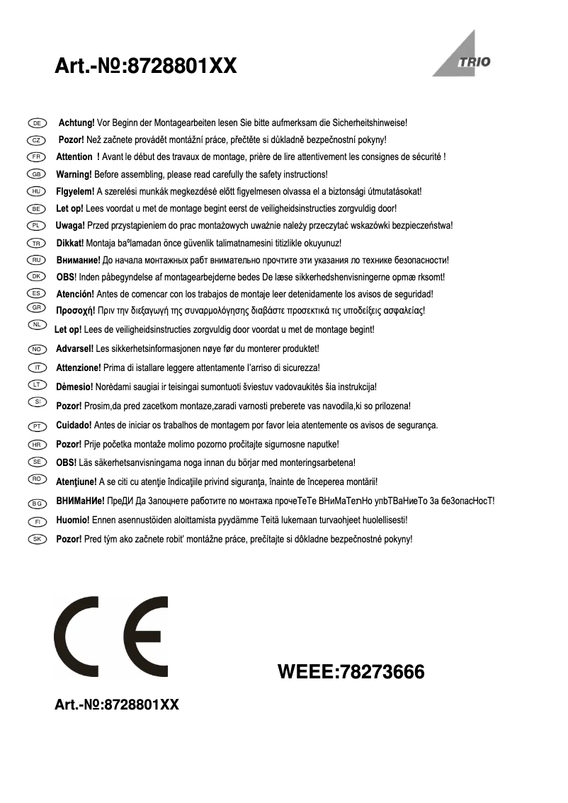 Imagen de la primera página del manual del dispositivo Bolou 872880106