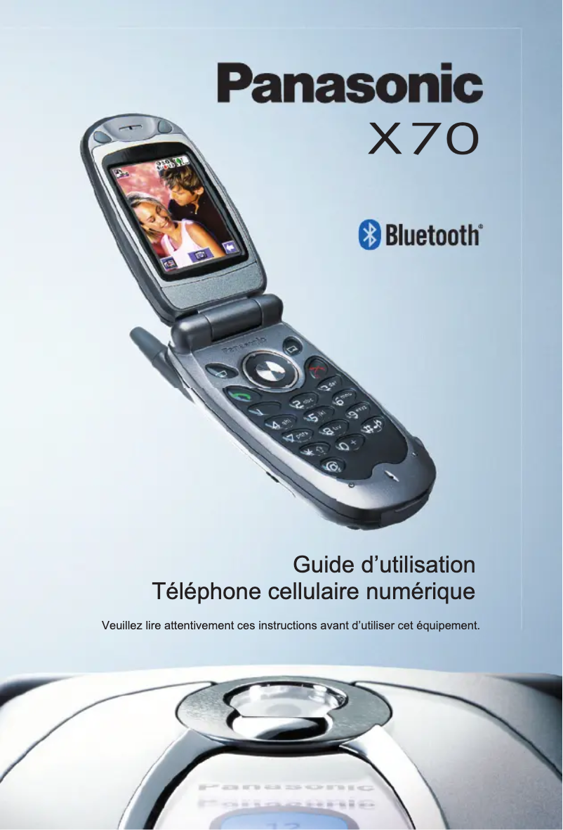Página 1 del manual Manual de usuario Panasonic X70