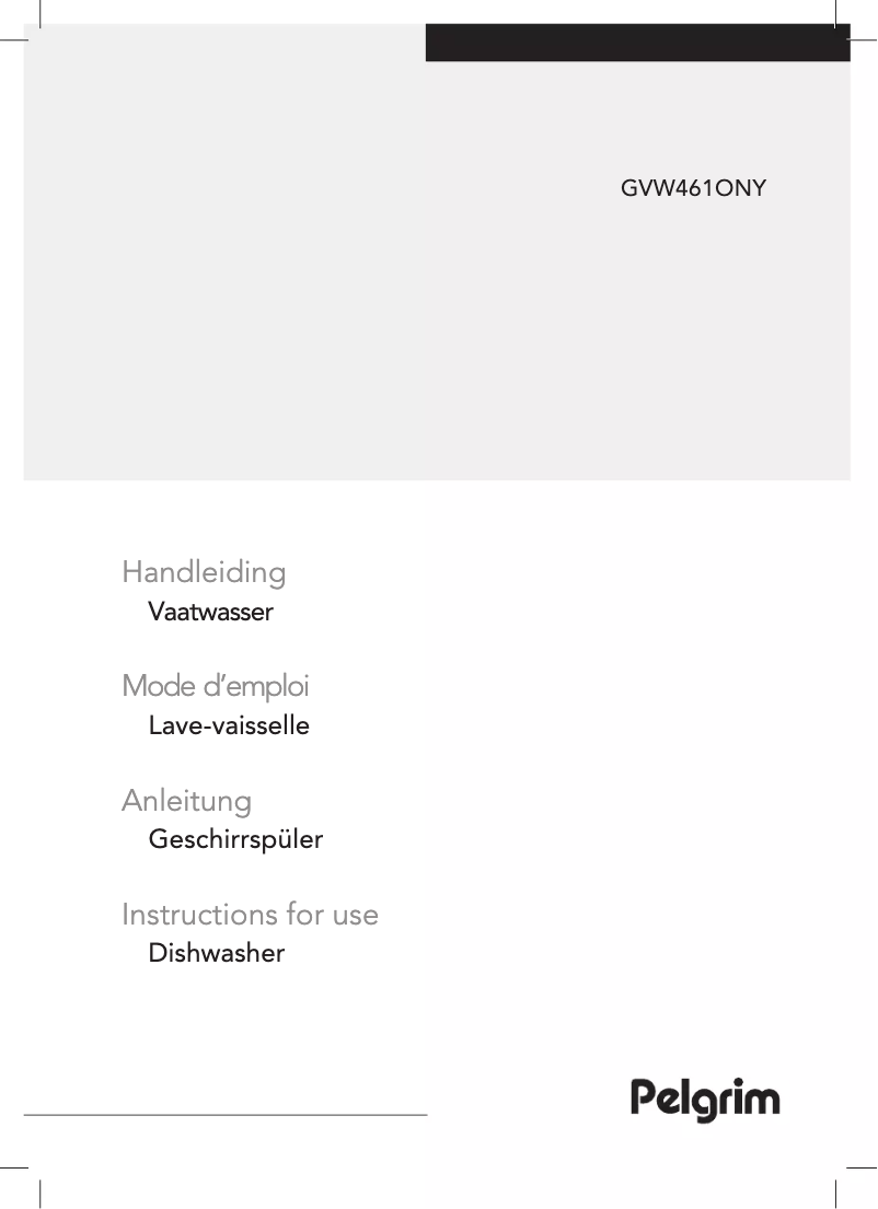 Imagen de la primera página del manual del dispositivo GVW461ONY