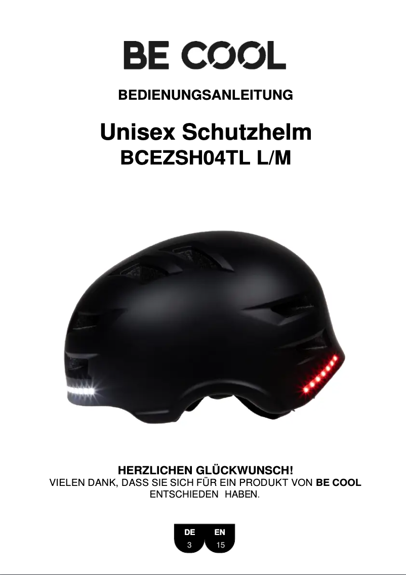 Página 1 del manual Manual de usuario Be Cool BCEZSH04TL