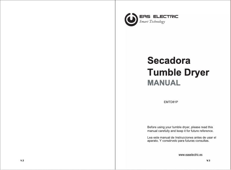 Imagen de la primera página del manual del dispositivo EMTD81P
