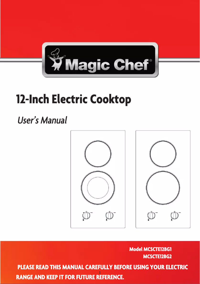 Imagen de la primera página del manual del dispositivo MCSCTE12BG1