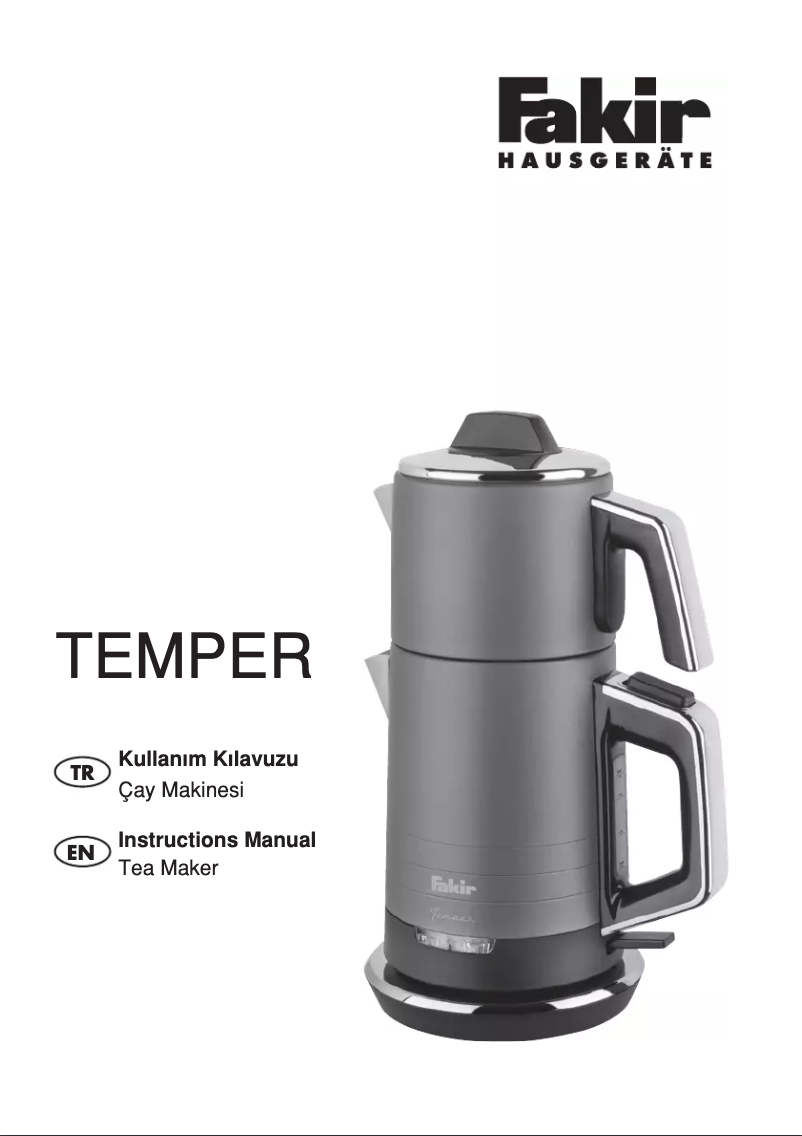 Página 1 del manual Manual de usuario Fakir Temper