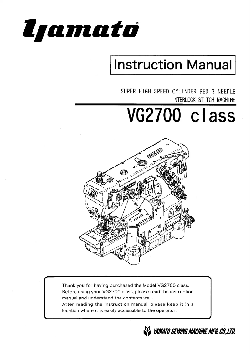 Imagen de la primera página del manual del dispositivo VG2700 class