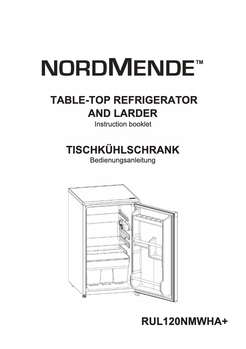 Página 1 del manual Manual de usuario Nordmende RUL120NMWHA
