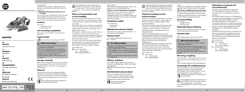 Imagen de la primera página del manual del dispositivo IAN 321678