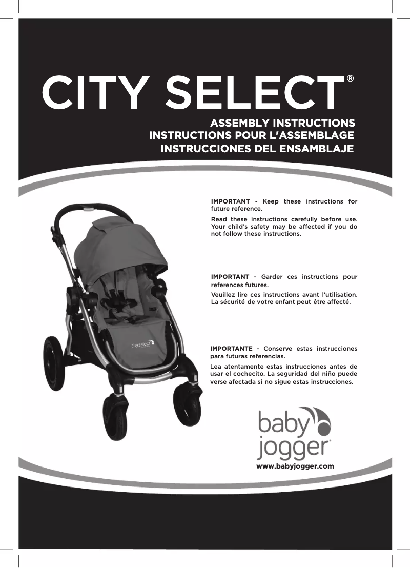 Imagen de la primera página del manual del dispositivo City select