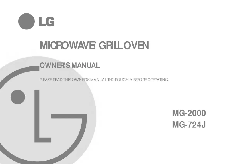 Imagen de la primera página del manual del dispositivo MG-2000