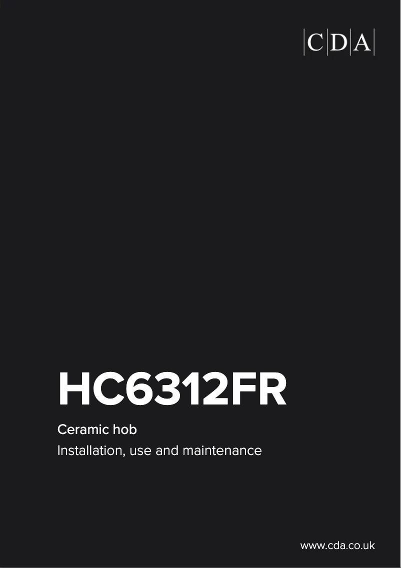 Imagen de la primera página del manual del dispositivo HC6312FR