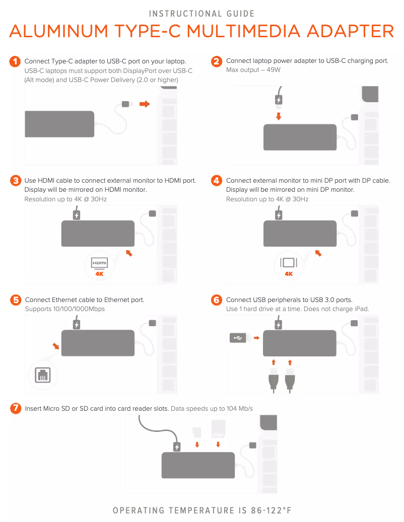Imagen de la primera página del manual del dispositivo ST-TCMM8PAS