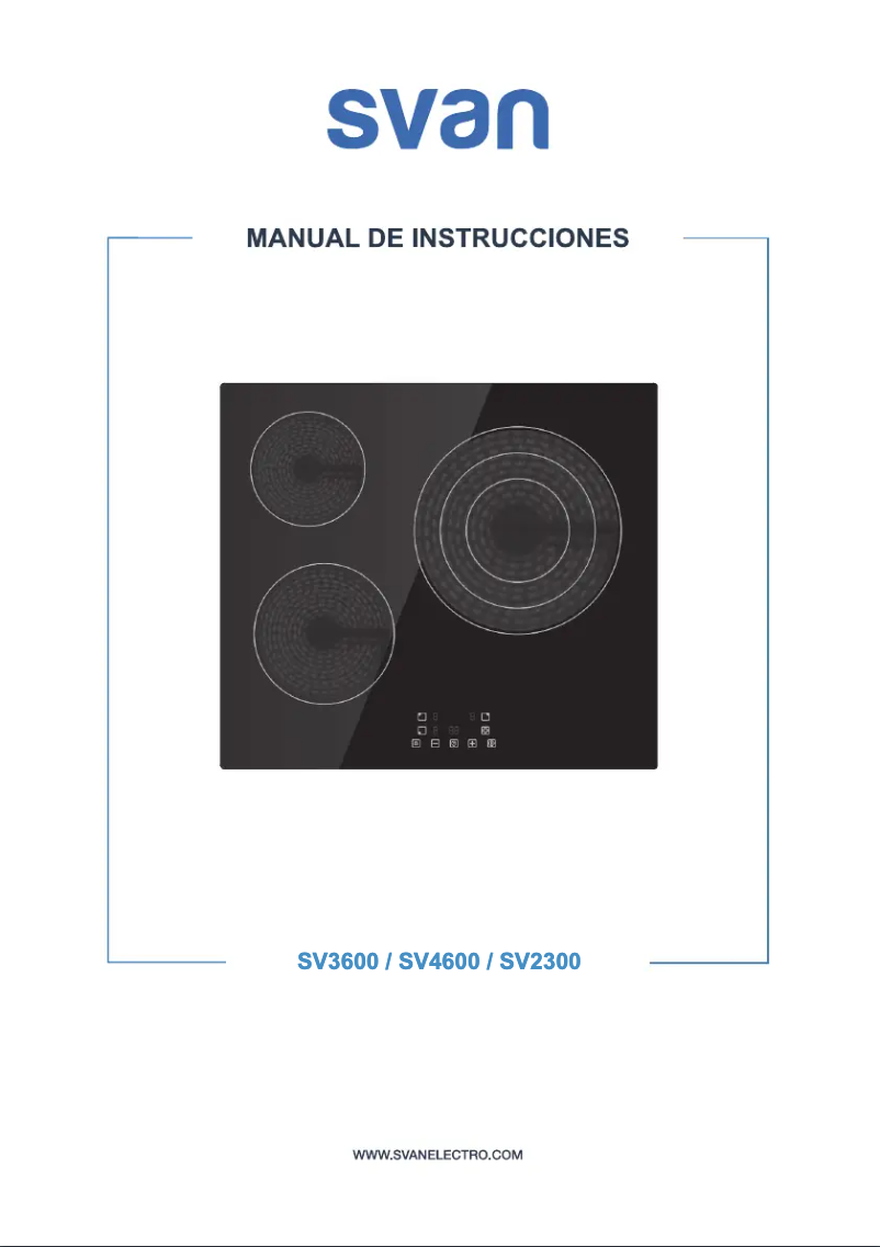 Página 1 del manual Manual de usuario SVAN SV3600