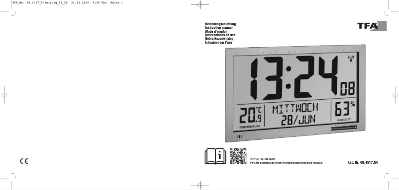Imagen de la primera página del manual del dispositivo 60.4517.54