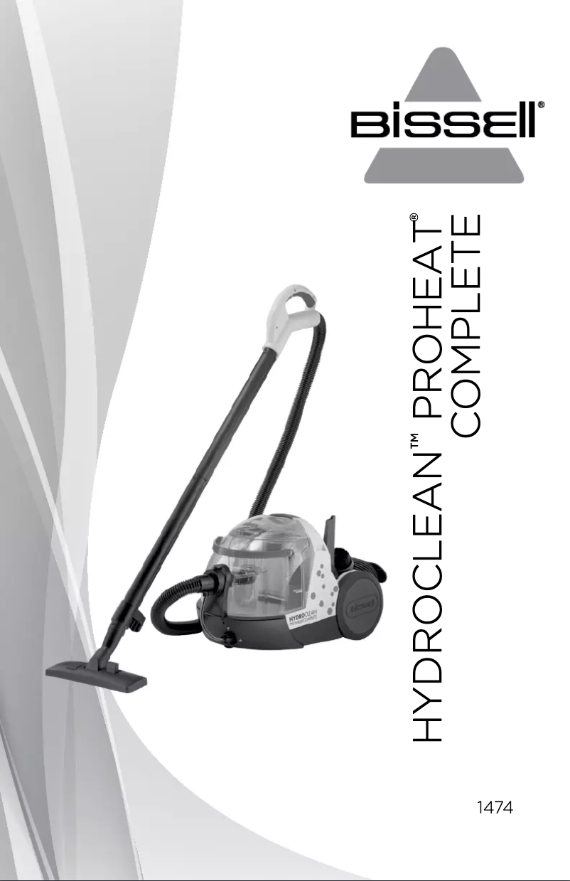 Página 1 del manual Manual de usuario Bissell 1474J
