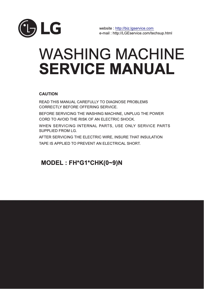 Imagen de la primera página del manual del dispositivo WDRH657C7HW