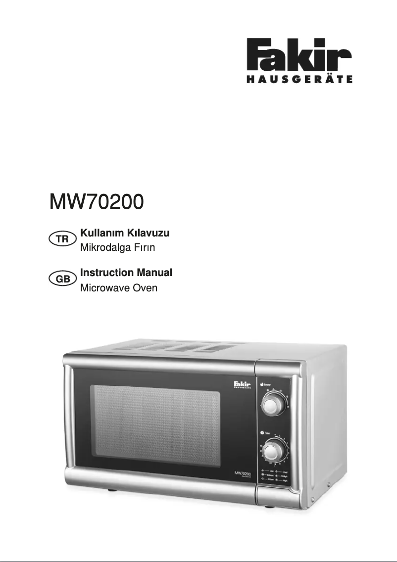 Imagen de la primera página del manual del dispositivo MW70200