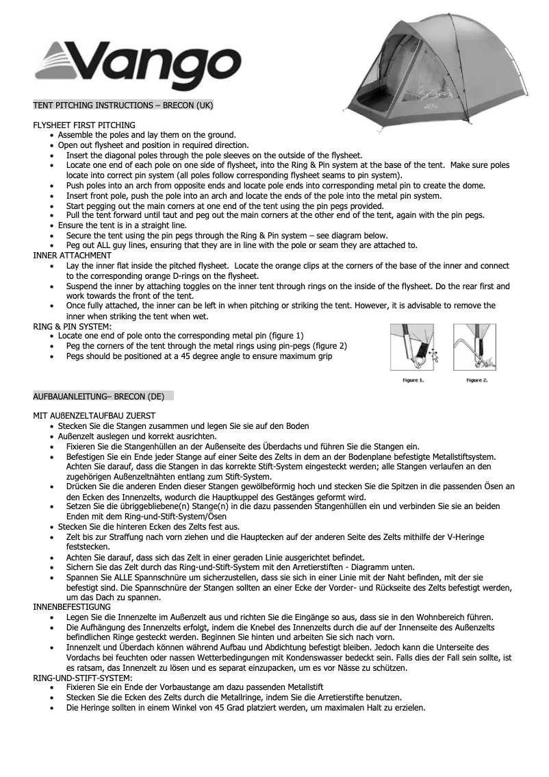 Imagen de la primera página del manual del dispositivo Brecon 400