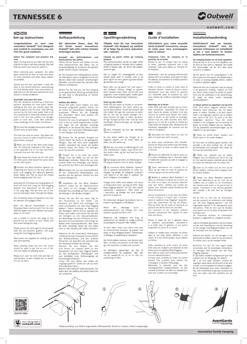 Imagen de la primera página del manual del dispositivo AvantGarde Delaware 5