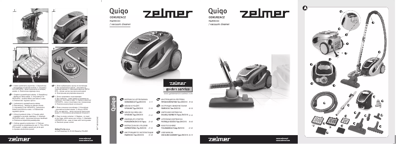 Página 1 del manual Manual de uso y mantenimiento Zelmer ZVC315HP