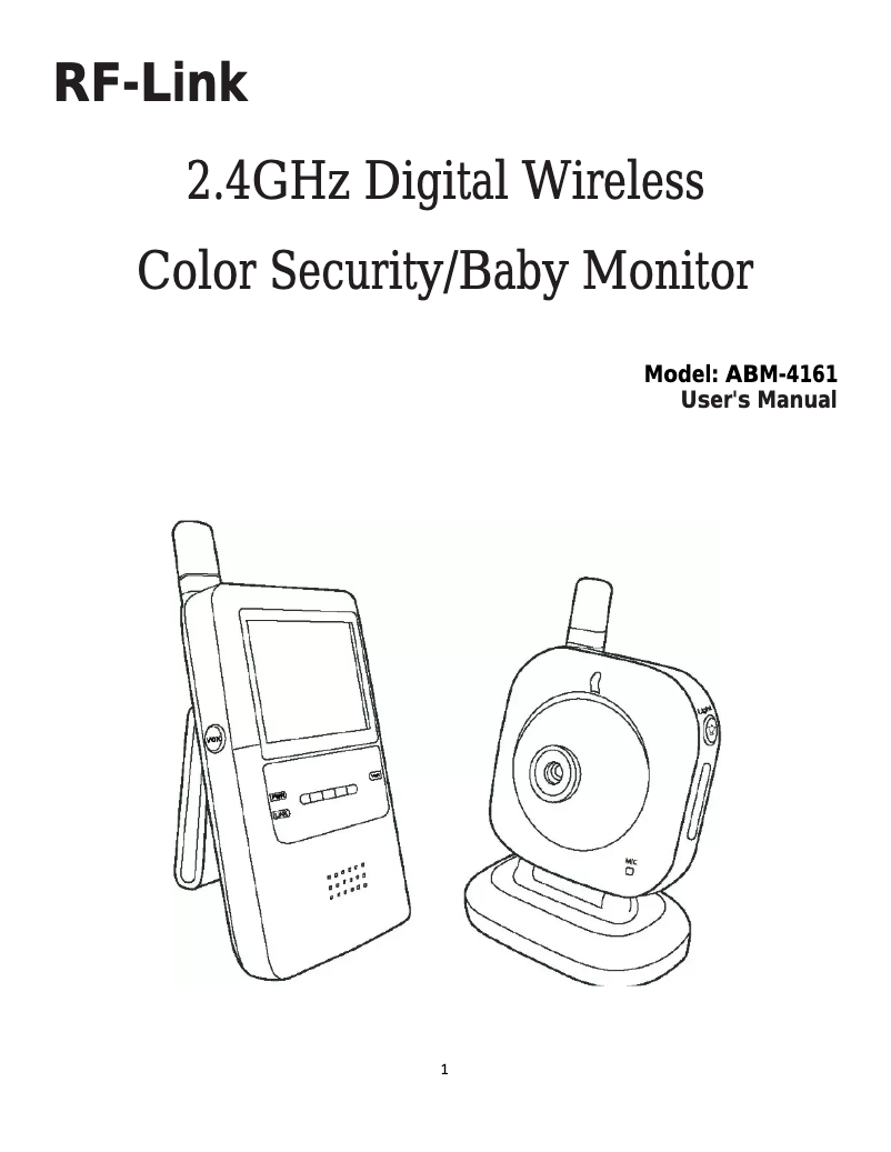 Imagen de la primera página del manual del dispositivo ABM-4161