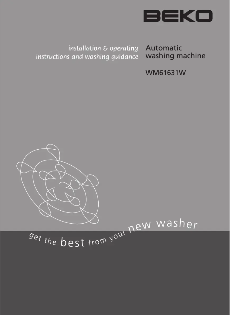 Imagen de la primera página del manual del dispositivo WMB61631