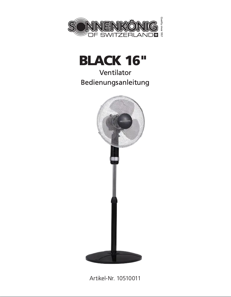 Imagen de la primera página del manual del dispositivo Black 16"