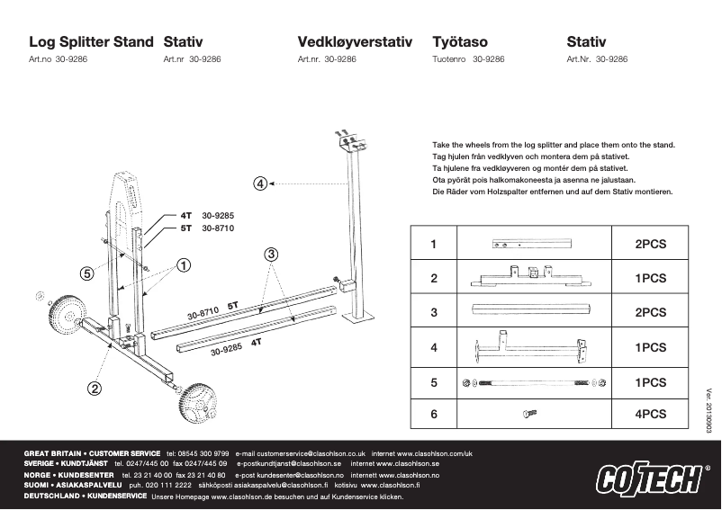 Imagen de la primera página del manual del dispositivo 30-9286