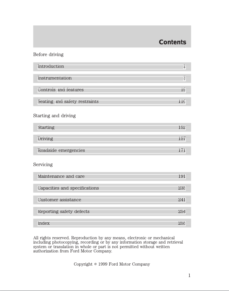 Imagen de la primera página del manual del dispositivo Villager (1999)