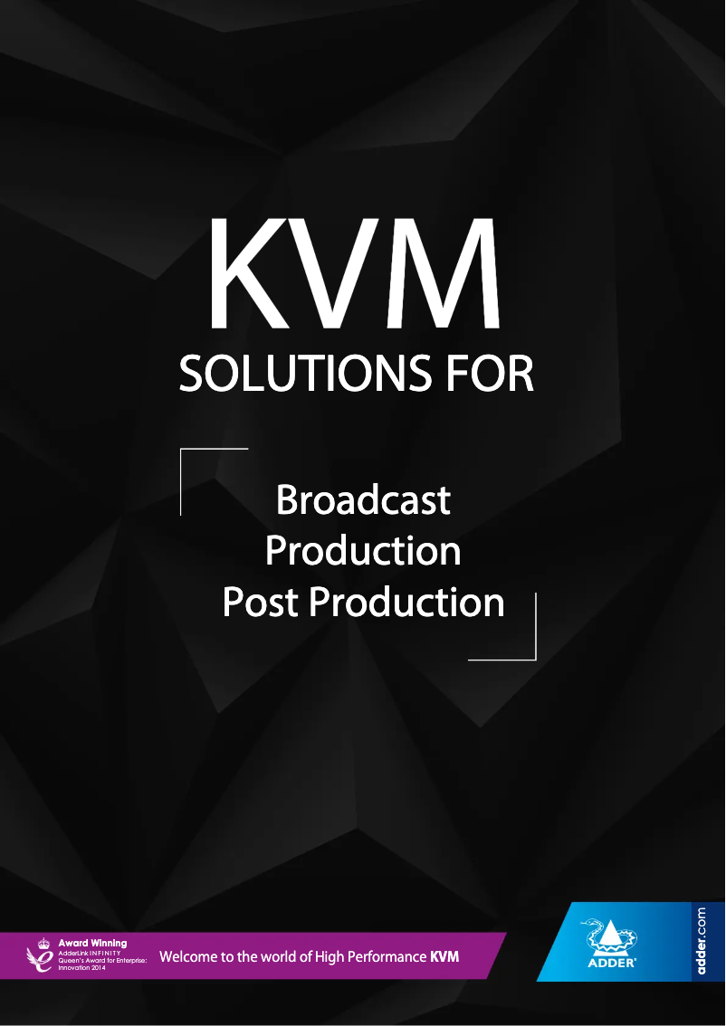 Página nº 1 - Manual de usuario Adder Infinity 1002