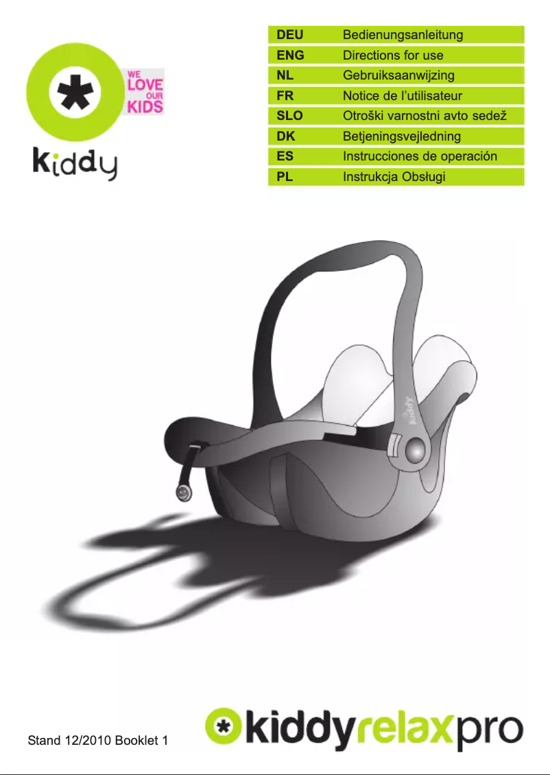 Página nº 1 - Manual de usuario kiddy Relax Pro