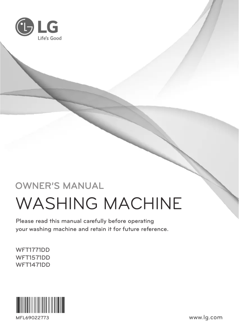 Imagen de la primera página del manual del dispositivo WFT1571DD