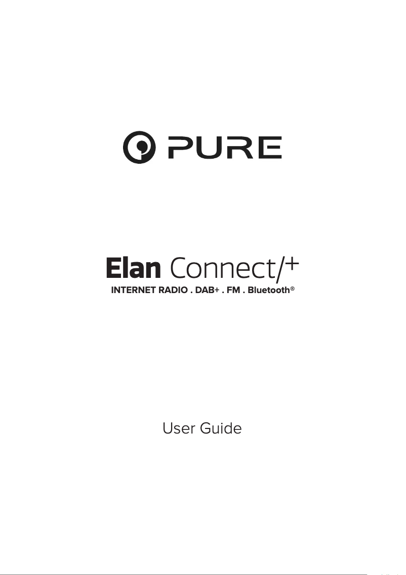 Página nº 1 - Manual de usuario Pure Elan Connect